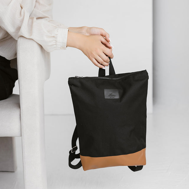Backpack Tan Leather