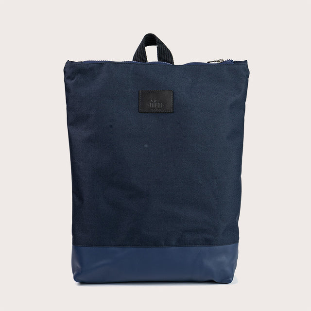 Backpack Blue Leather - Muni