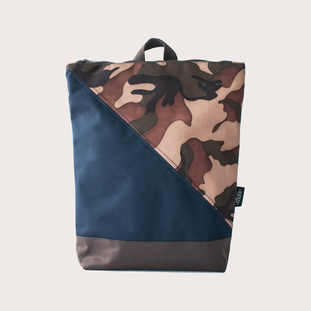 Backpack Blue and Camouflage - Muni