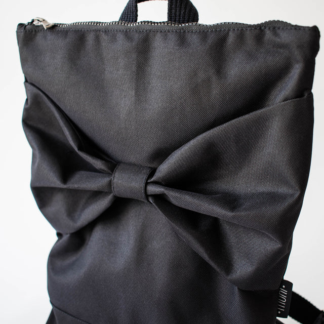 Women's Backpack Black Bow - Muni