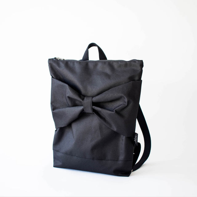 Women's Backpack Black Bow - Muni