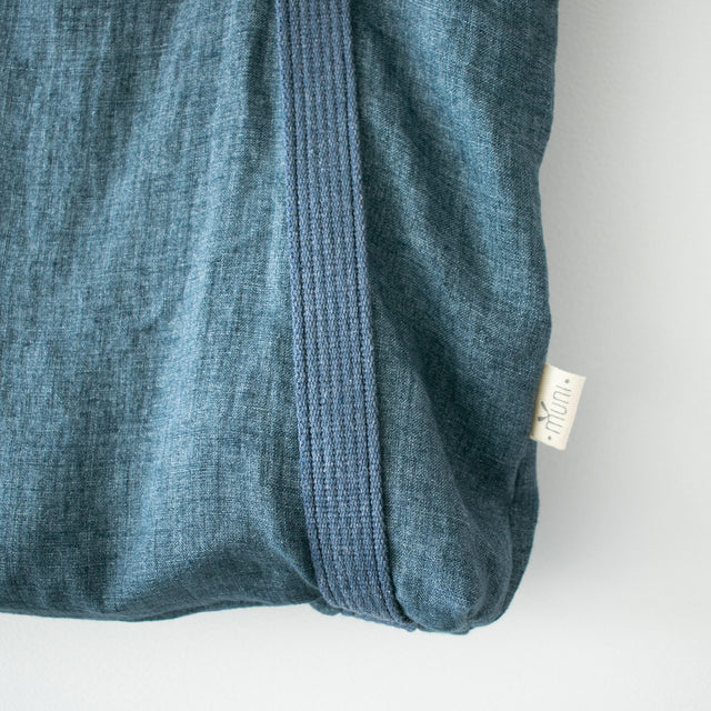 Linen Tote bag Blue - Muni