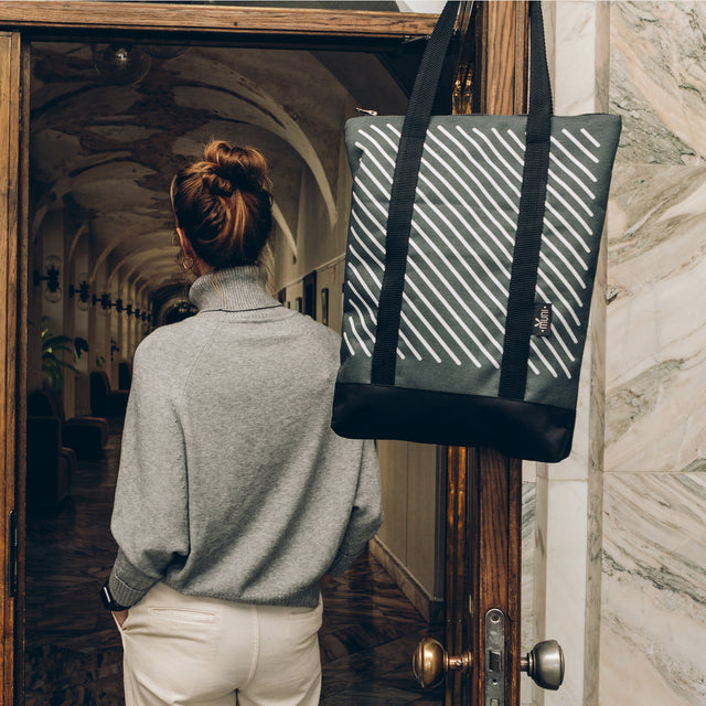 Tote bag Stripes - Muni