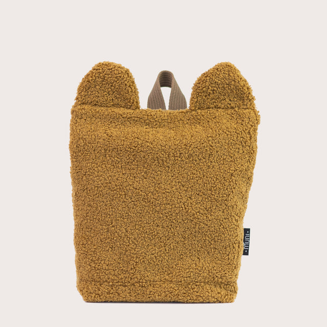 Brown Teddy backpack