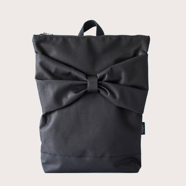 Backpack Black Bow L