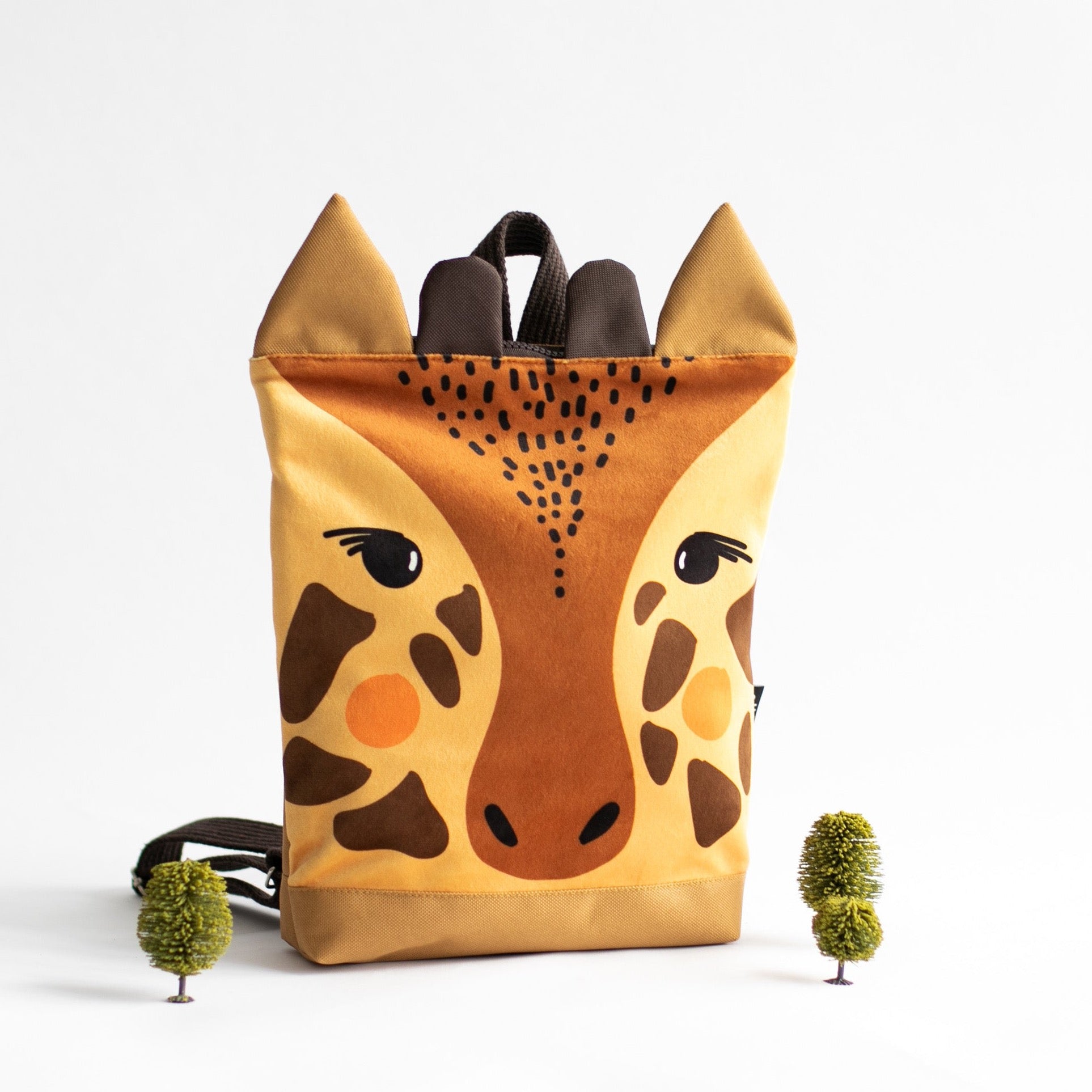 Giraffe print online backpack